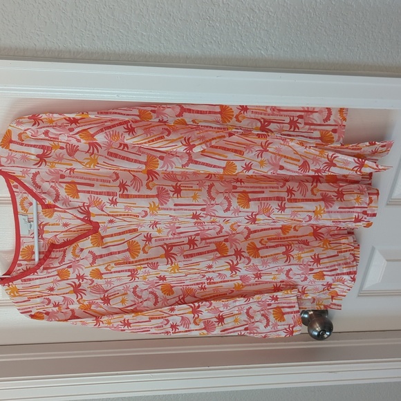 J Jill cotton long sleeve lightweight top size M petite - Picture 3 of 8